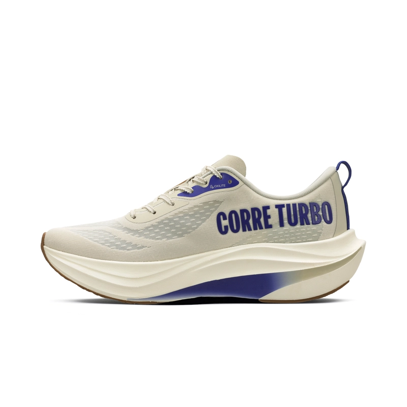 ZAPATILLA RUNNING HOMBRE CORRE TURBO AZUL/BLANCO - 3