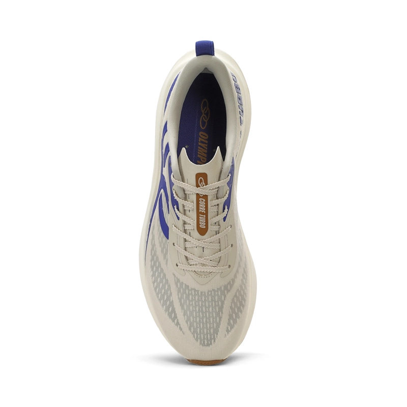 ZAPATILLA RUNNING HOMBRE CORRE TURBO AZUL/BLANCO - 4