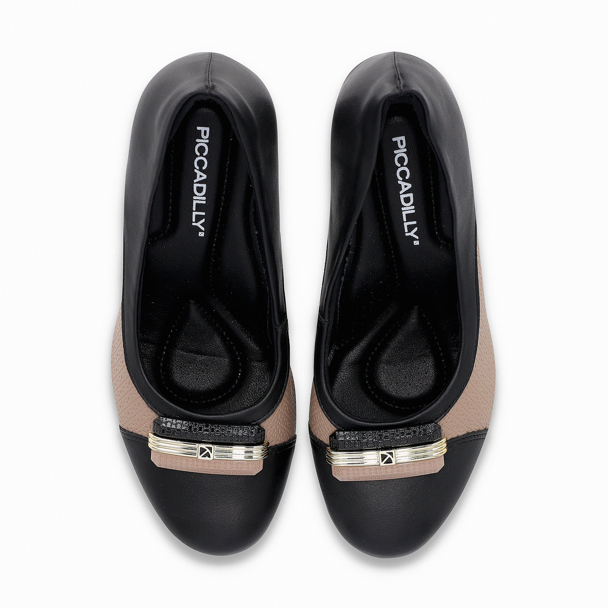 ZAPATO MUJER- NEGRO/NUDE DEISE 013 PICCADILLY - 2
