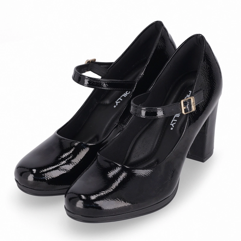 ZAPATO MARY JANE MUJER- NEGRO/CHAROL DEISE PICCADILLY - 3