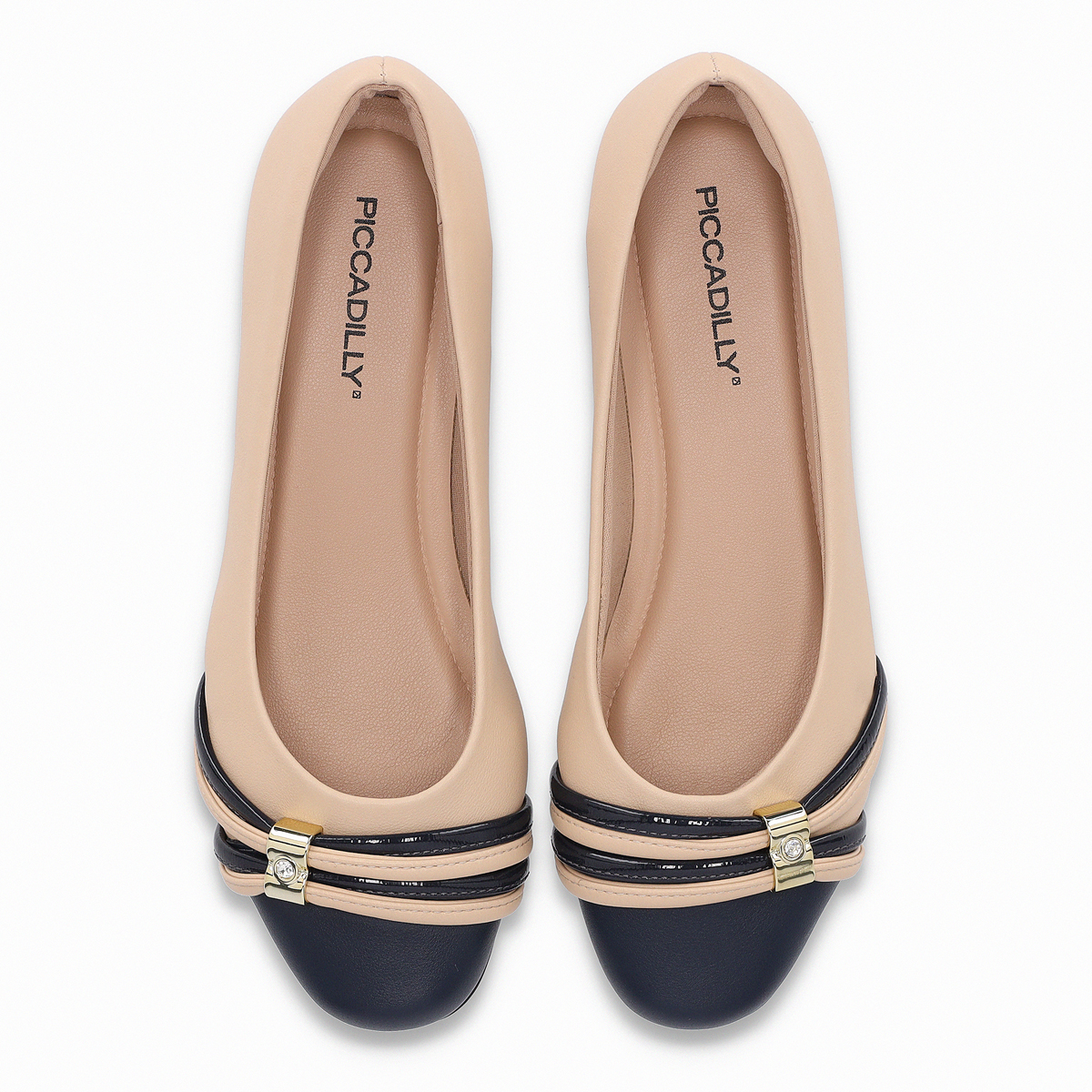 BALLERINA MUJER- BEIGE/AZUL RAQUEL PICCADILLY - 3