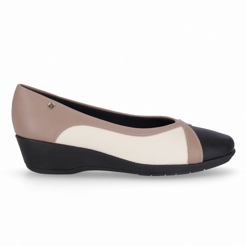 ZAPATO MUJER- NEGRO/CREMA IVONE PICCADILLY - 1