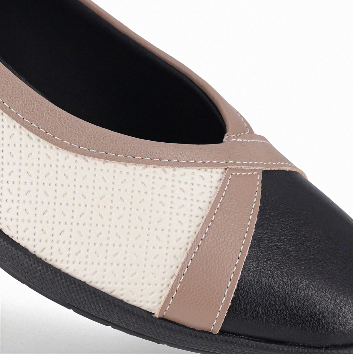 ZAPATO MUJER- NEGRO/CREMA IVONE PICCADILLY - 4