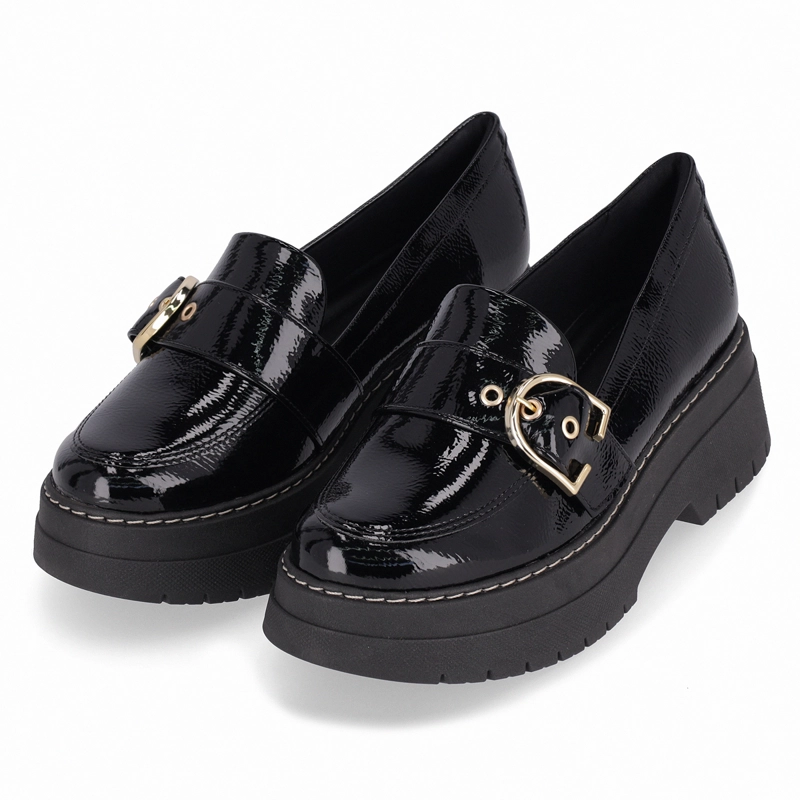 MOCASIN MUJER- NEGRO FABIANA PICCADILLY - 4