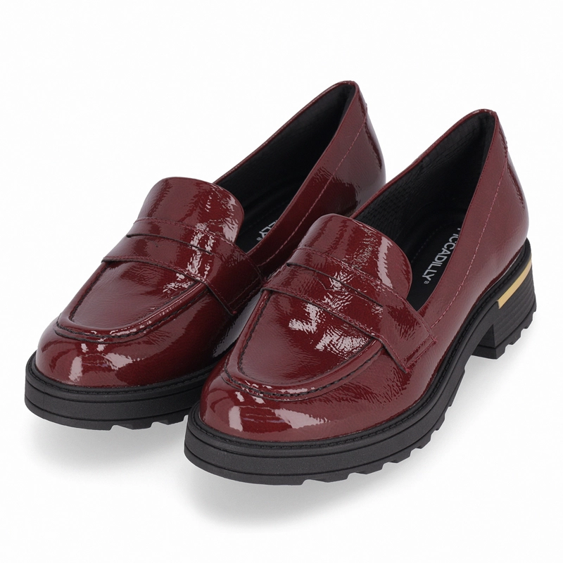 MOCASIN MUJER- BURDEO/CHAROL GISA PICCADILLY - 3