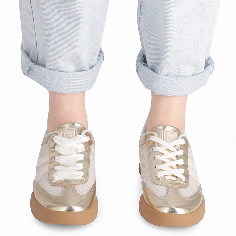 ZAPATILLA MUJER_- DORADO/BEIGE CAROLINE PICCADILLY - 5
