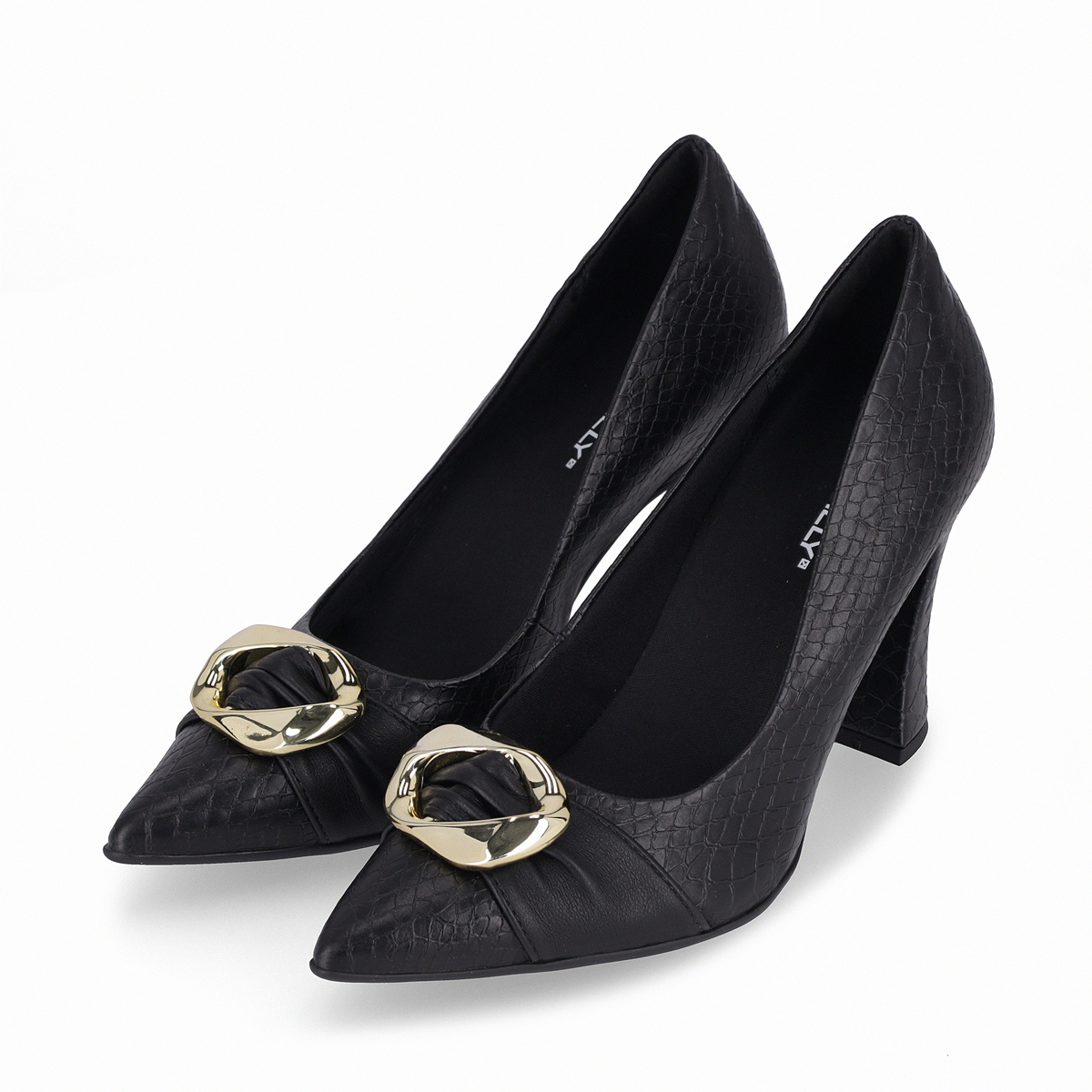 ZAPATO MUJER- NEGRO/DORADO SILVANA 42 PICCADILLY - 3