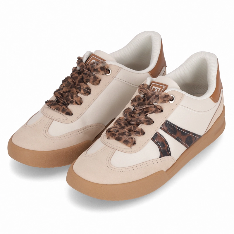 ZAPATILLA MUJER- BEIGE/ANIMAL PRINT CAROLINE PICCADILLY - 8