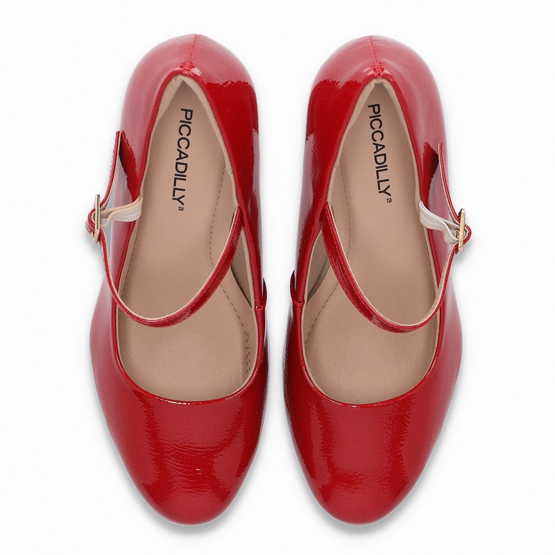 ZAPATO MARY JANE MUJER_- ROJO EVELIN PICCADILLY - 2