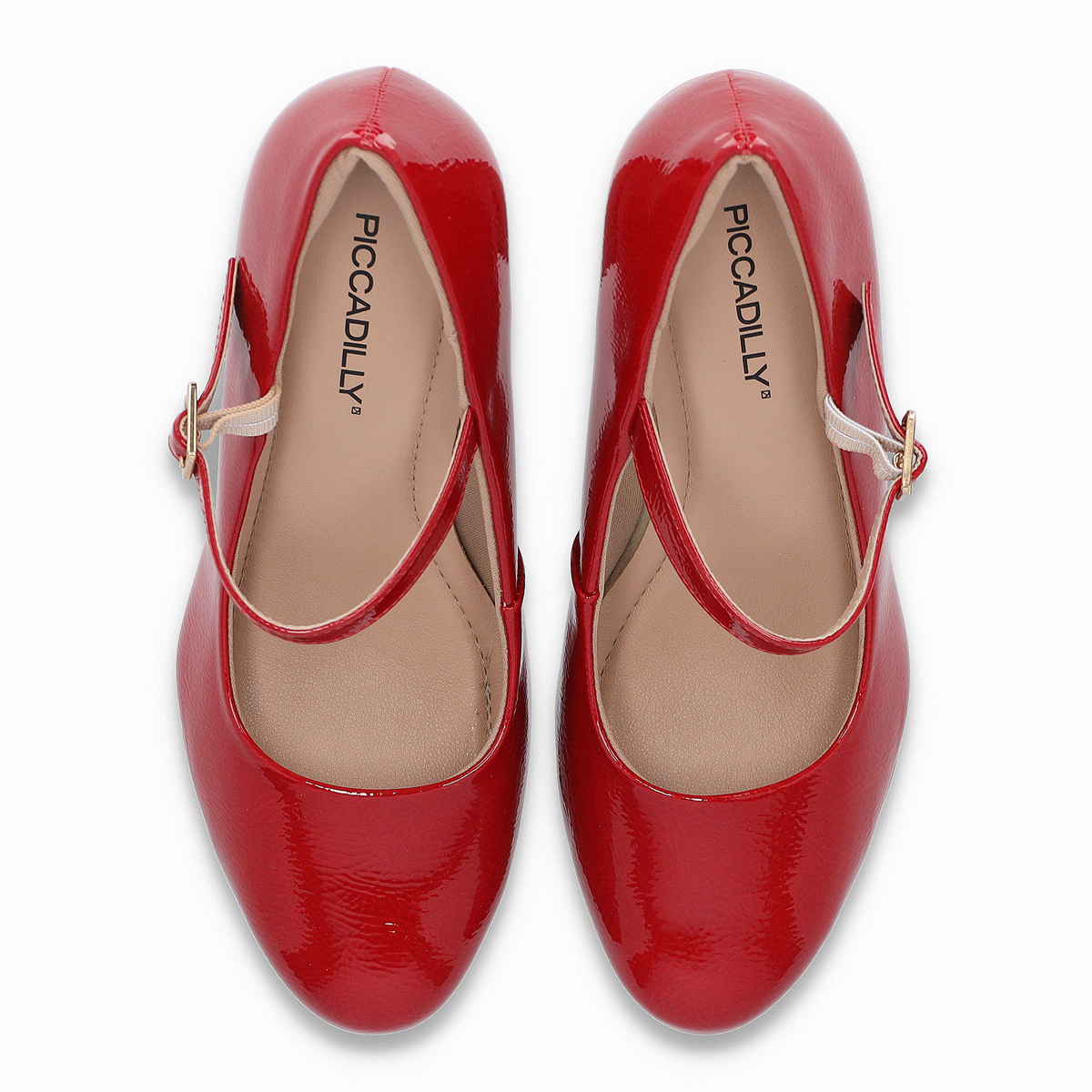 ZAPATO MARY JANE MUJER- ROJO EVELIN PICCADILLY - 2