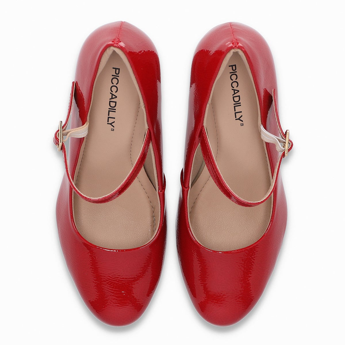 ZAPATO MARY JANE MUJER- ROJO EVELIN PICCADILLY - 2