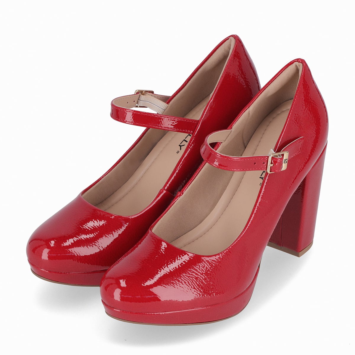 ZAPATO MARY JANE MUJER- ROJO EVELIN PICCADILLY - 3