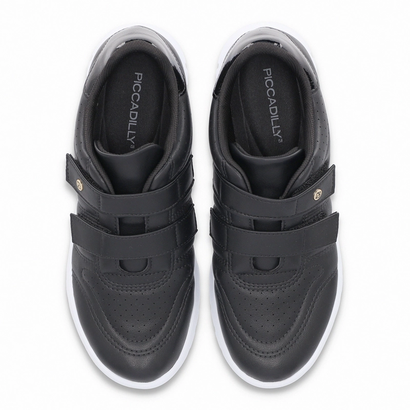 ZAPATILLA MUJER- NEGRO VICKY/ELASTICO PICCADILLY - 5