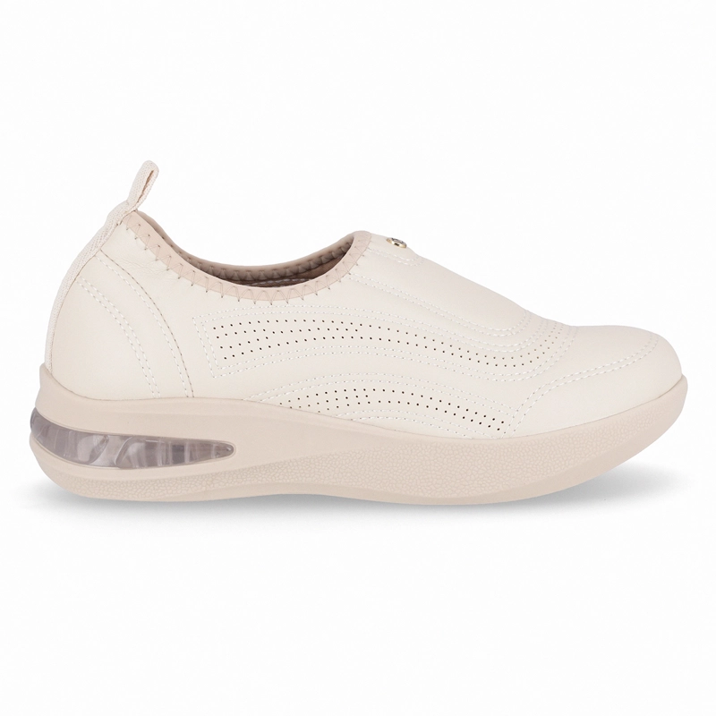 ZAPATILLA MUJER- CREMA SOFT STEP PICCADILLY - 1