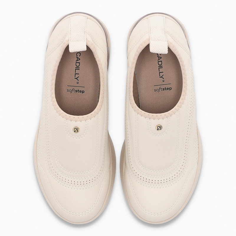 ZAPATILLA MUJER- CREMA SOFT STEP PICCADILLY - 2