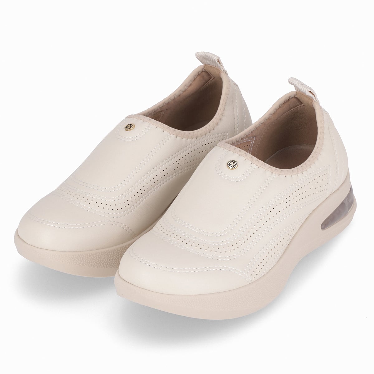 ZAPATILLA MUJER- CREMA SOFT STEP PICCADILLY - 3