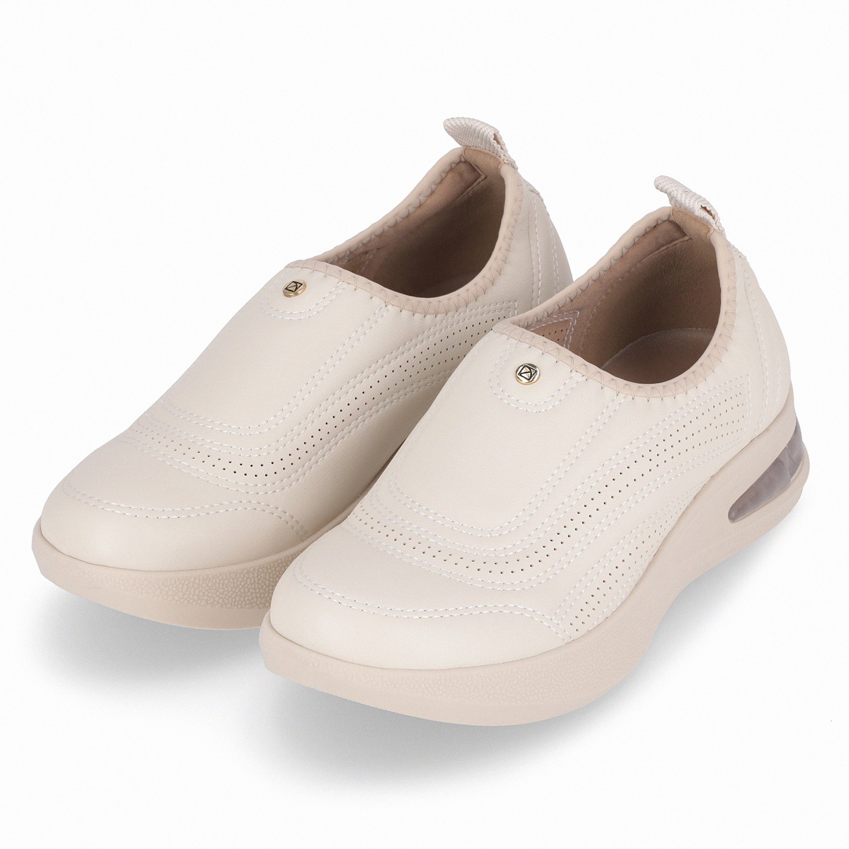 ZAPATILLA MUJER- CREMA SOFT STEP PICCADILLY - 3