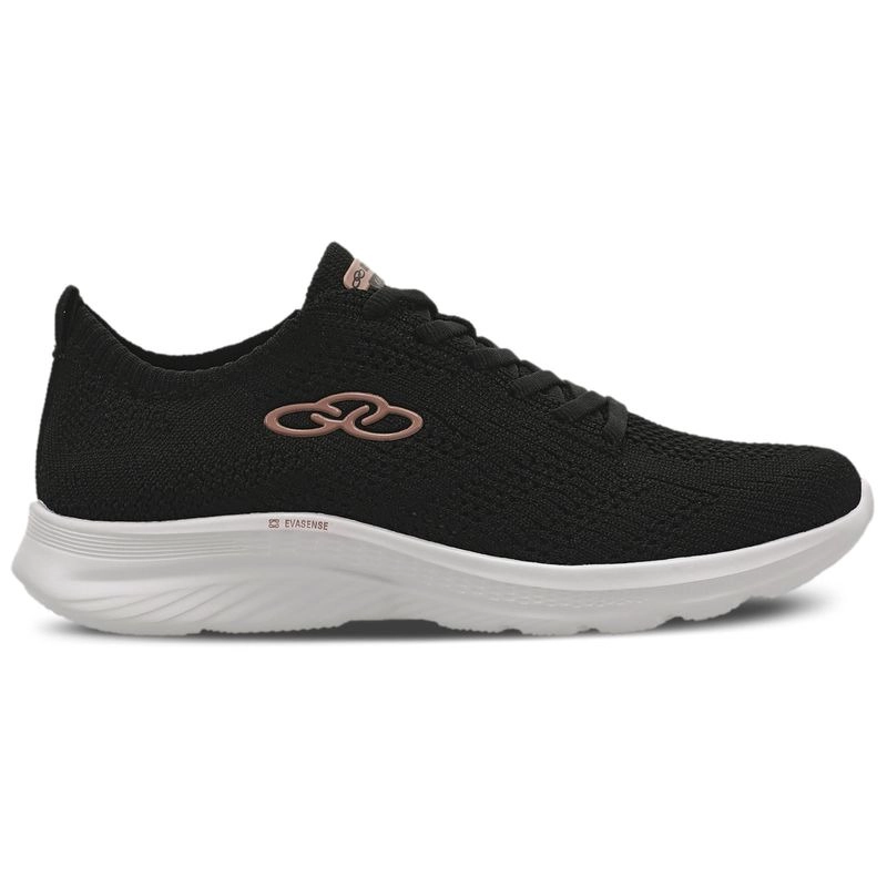 ZAPATILLA MUJER 130G ULTRALEVE NEGRA/BLANCA - 1
