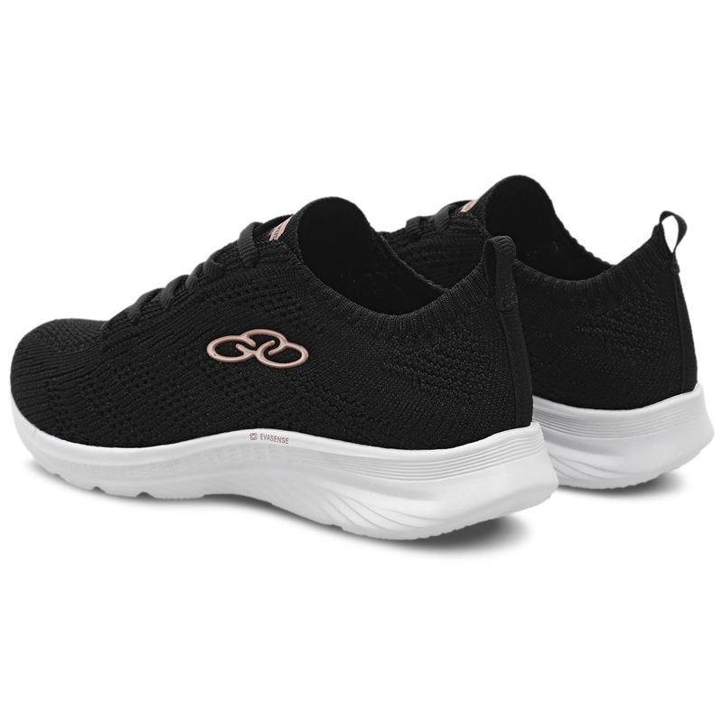 ZAPATILLA MUJER 130G ULTRALEVE NEGRA/BLANCA - 4