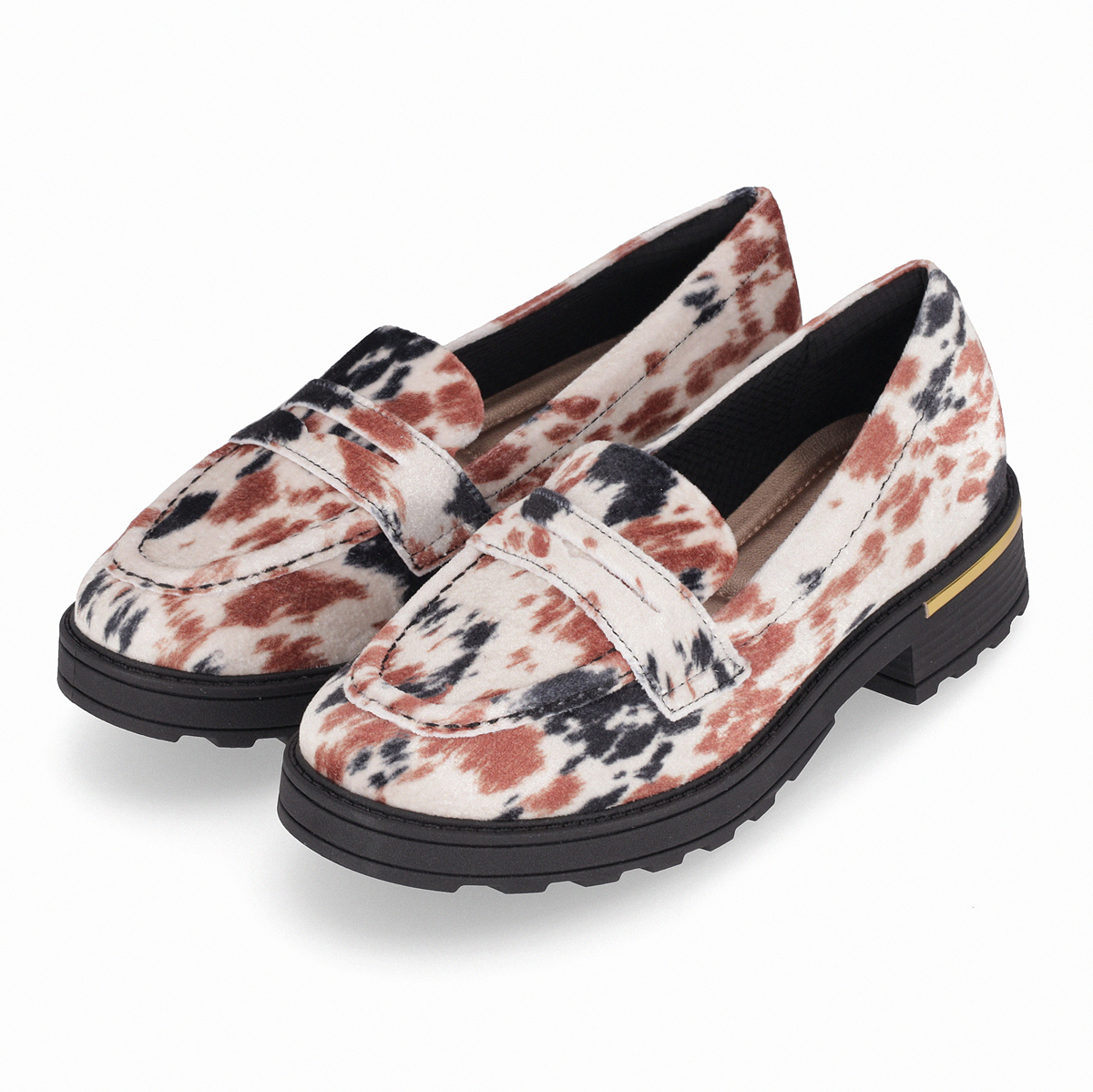 MOCASIN MUJER- COW PRINT GISA PICCADILLY - 3