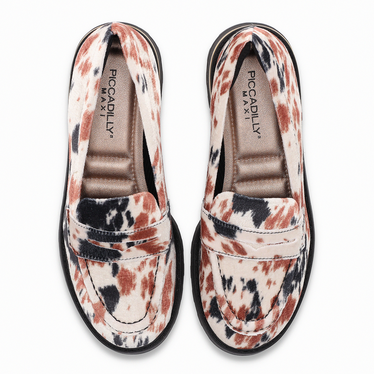 MOCASIN MUJER- COW PRINT GISA PICCADILLY - 5
