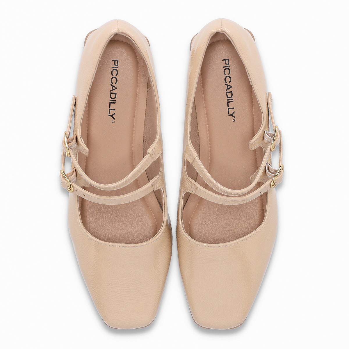 ZAPATO MARY JANE MUJER- BEIGE/CHAROL TATI PICCADILLY - 3