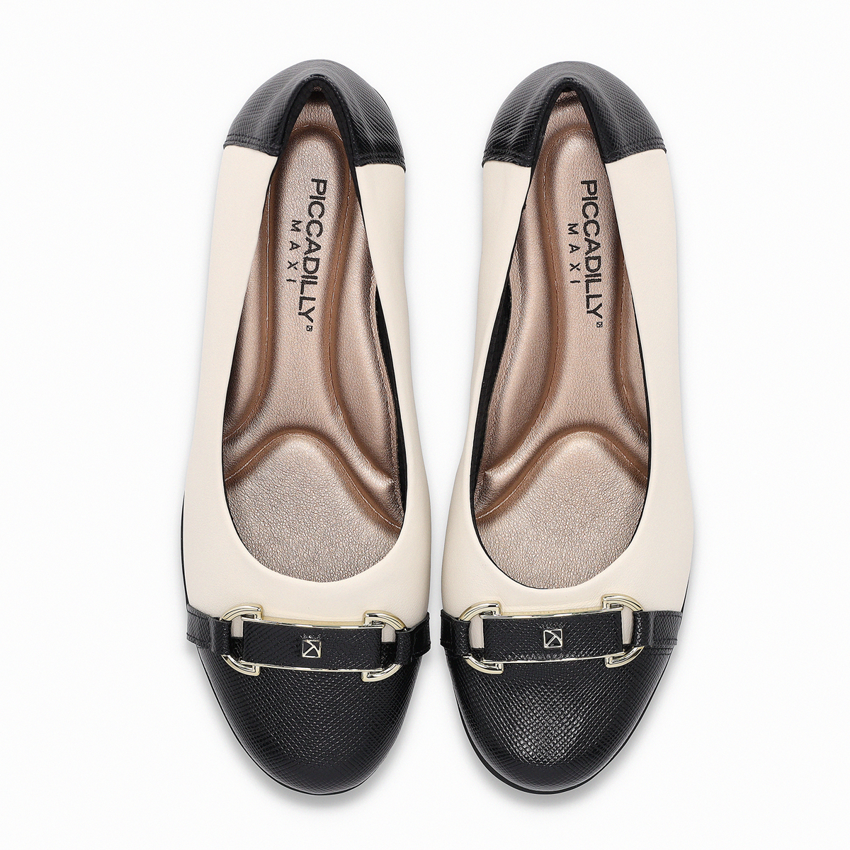 ZAPATO MUJER- NEGRO/CREMA BETH 02 PICCADILLY - 2