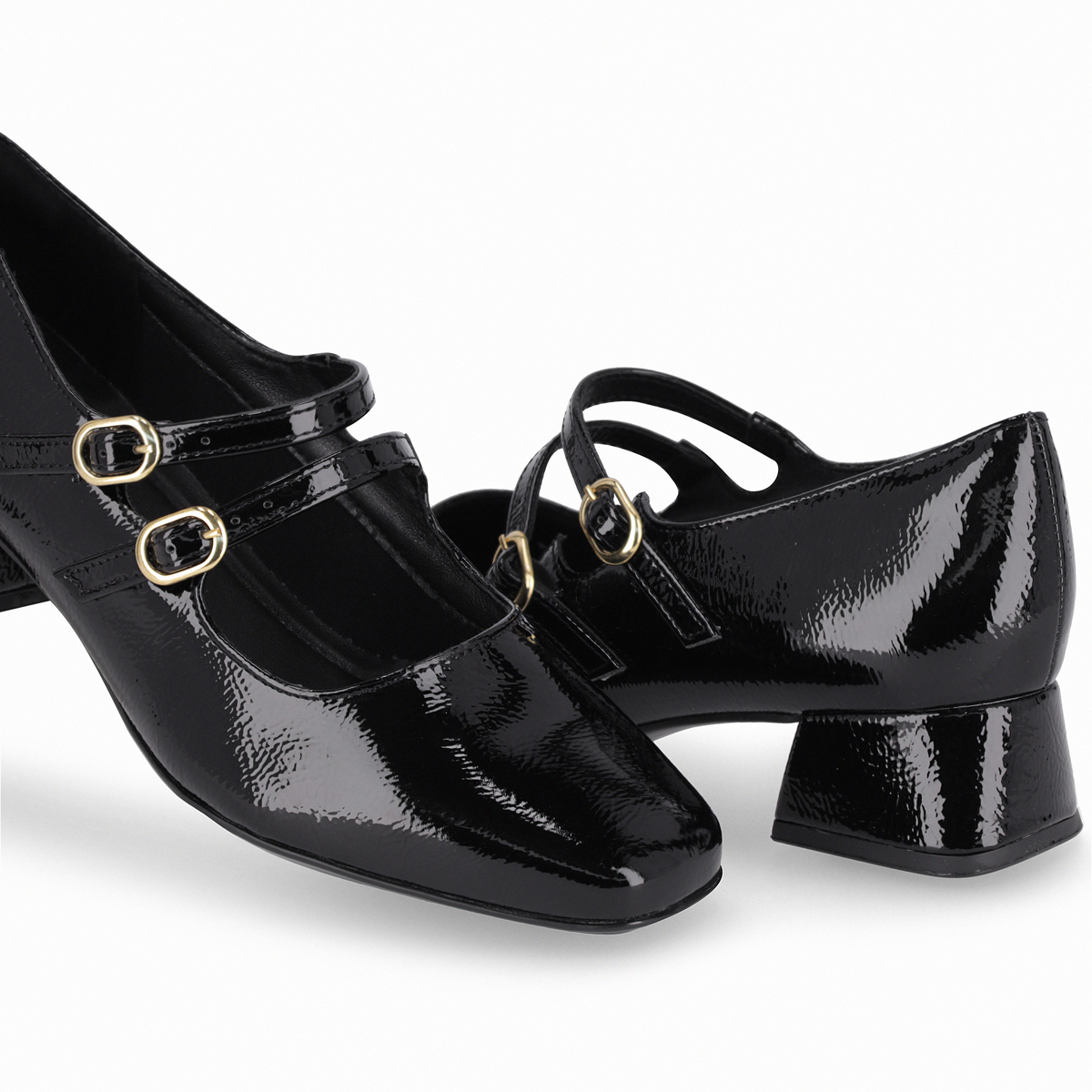 ZAPATO MARY JANE MUJER- NEGRO/CHAROL TATI PICCADILLY - 5