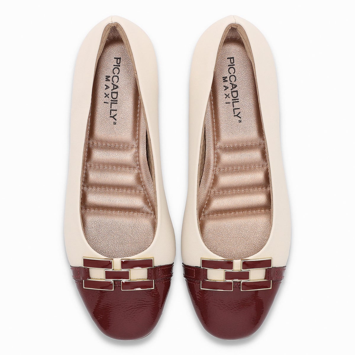 BALLERINA MUJER- CREMA/BURDEO MICHELLE 05 PICCADILLY - 2