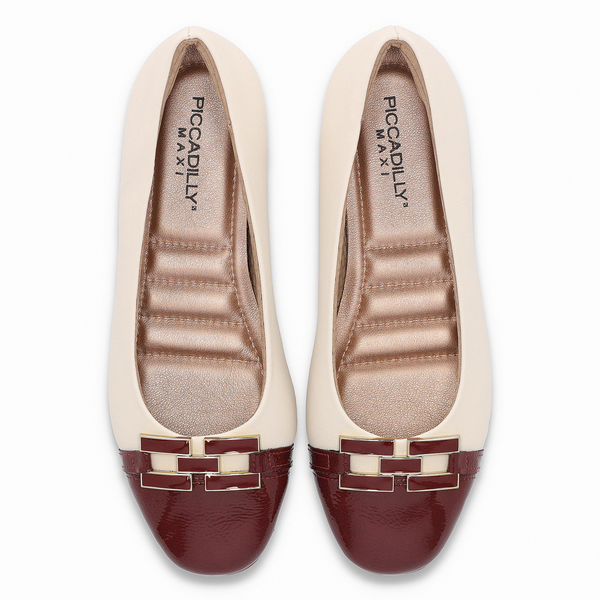 BALLERINA MUJER- CREMA/BURDEO MICHELLE 05 PICCADILLY - 2