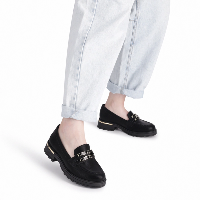 MOCASIN MUJER- NEGRO GISA 002 PICCADILLY - 3