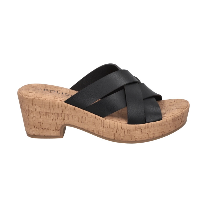 SANDALIA  NEGRO ALMA POLICE - 1