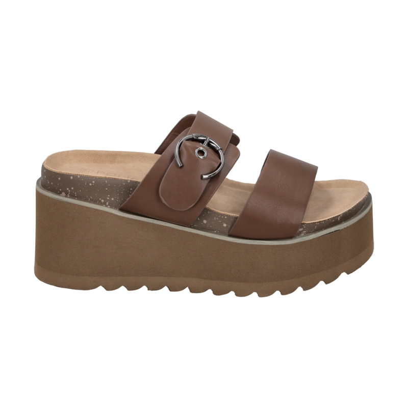 SANDALIA  CAMEL NORA POLICE - 1