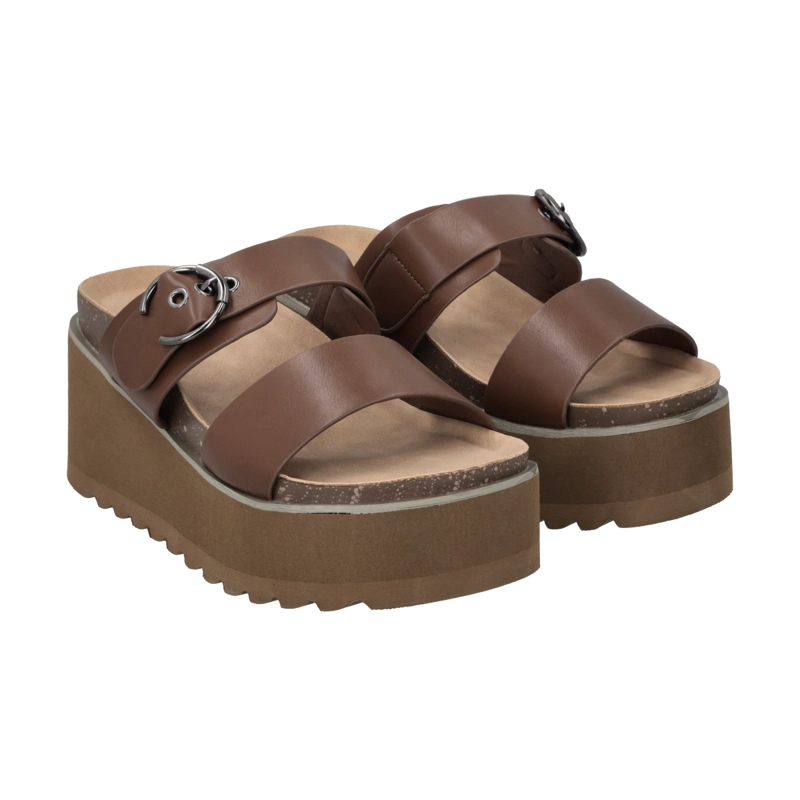 SANDALIA  CAMEL NORA POLICE - 3
