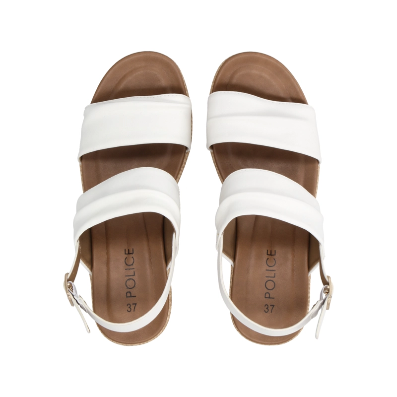 SANDALIA  BLANCO AMBER POLICE - 2