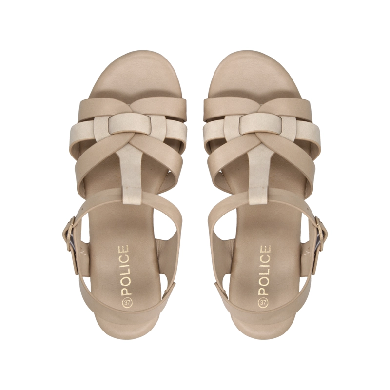 SANDALIA  BEIGE OLIVIA POLICE - 2
