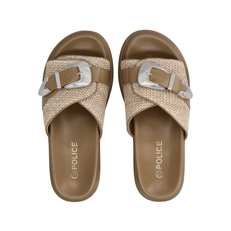 SANDALIA  BEIGE SIENNA POLICE - 2