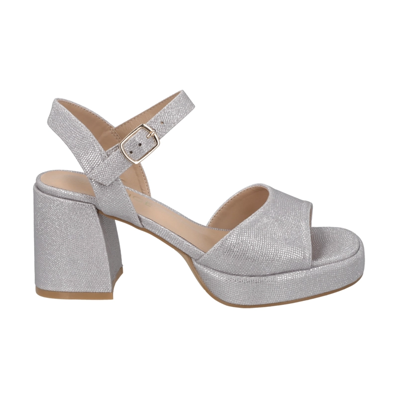 SANDALIA  PLATEADO/SNAKE LISSA POLICE - 1