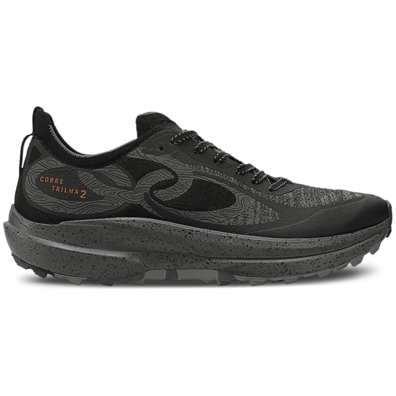 ZAPATILLA TRAIL RUNNING HOMBRE CORRE TRILHA 2 NEGRO - 1