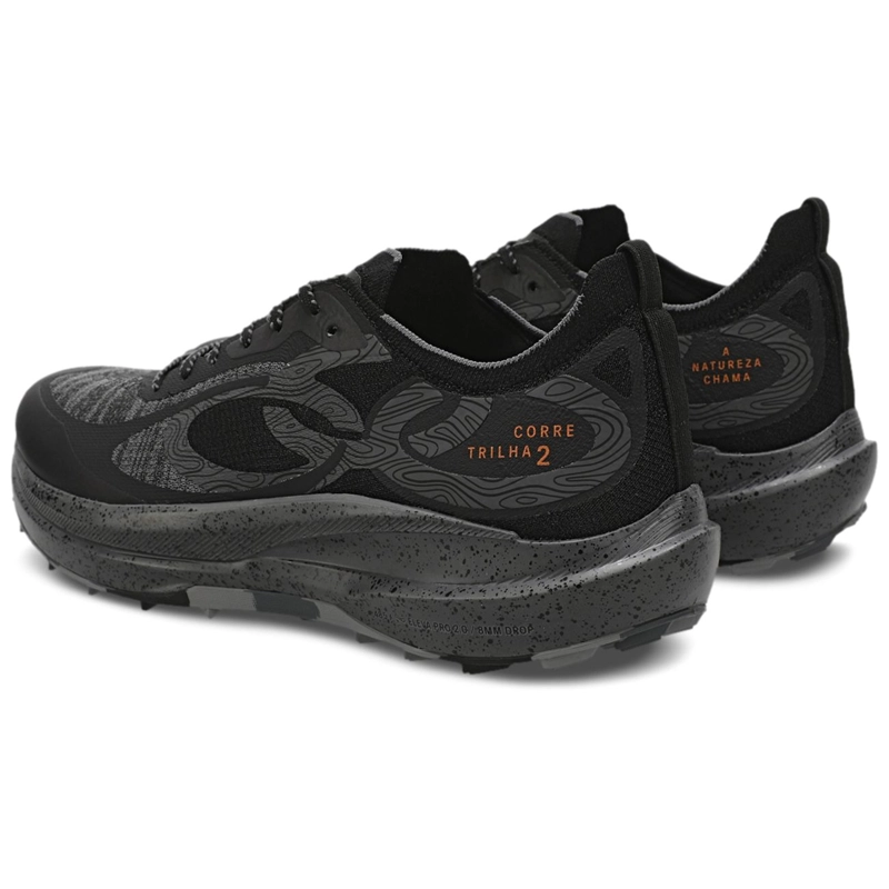 ZAPATILLA TRAIL RUNNING HOMBRE CORRE TRILHA 2 NEGRO - 4