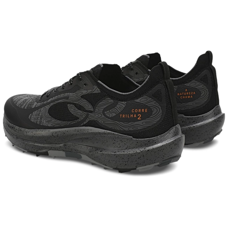 ZAPATILLA TRAIL RUNNING HOMBRE CORRE TRILHA 2 NEGRO - 4