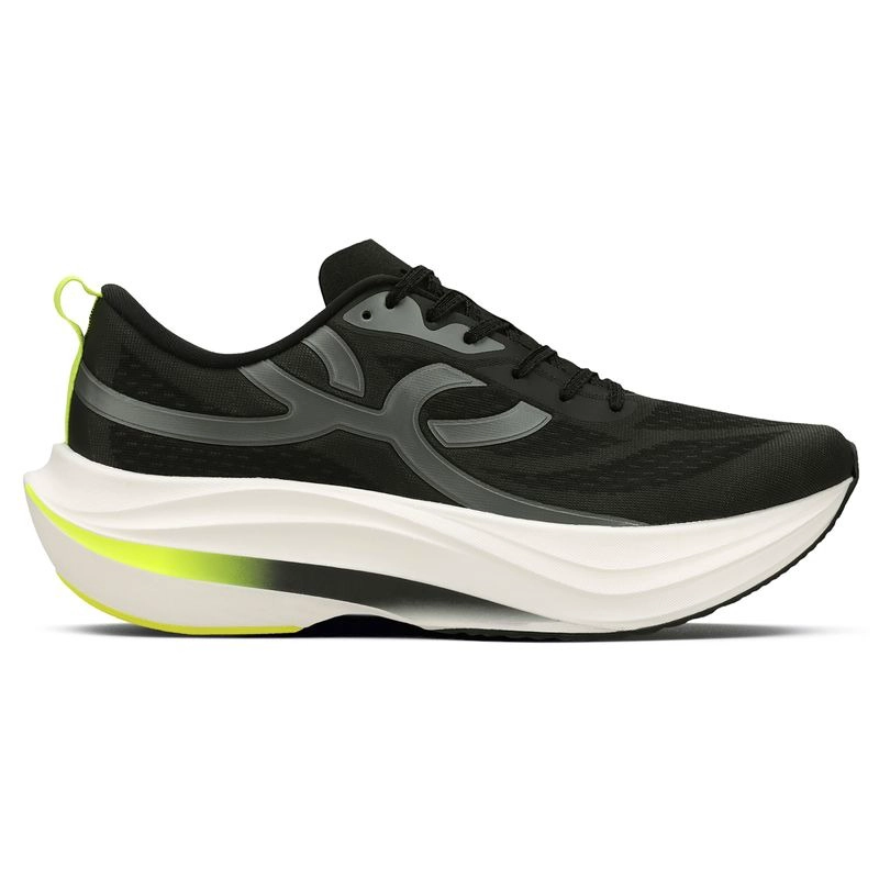 ZAPATILLA RUNNING HOMBRE CORRE TURBO NEGRA - 1