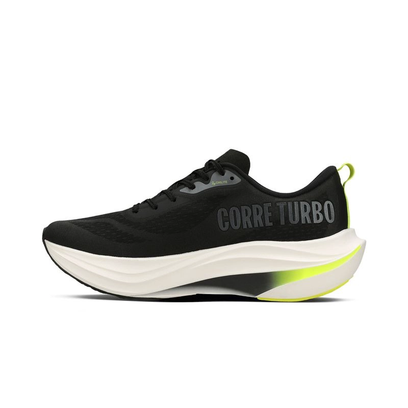 ZAPATILLA RUNNING HOMBRE CORRE TURBO NEGRA - 3
