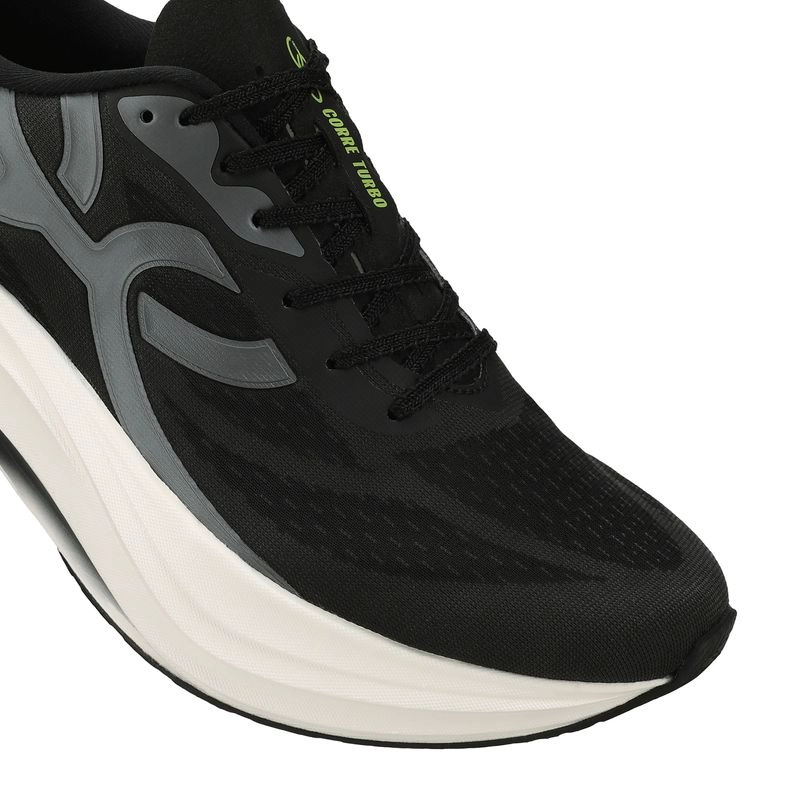 ZAPATILLA RUNNING HOMBRE CORRE TURBO NEGRA - 6
