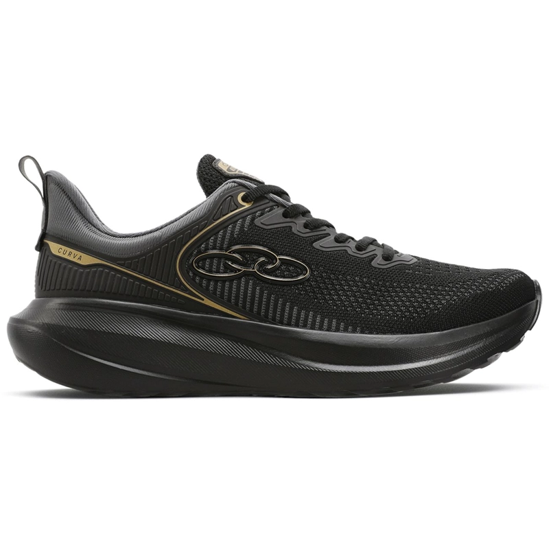 ZAPATILLA HOMBRE CURVA NEGRO - 1