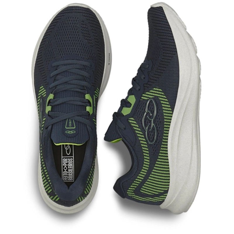ZAPATILLA HOMBRE ORBITA NEGRO/VERDE - 3