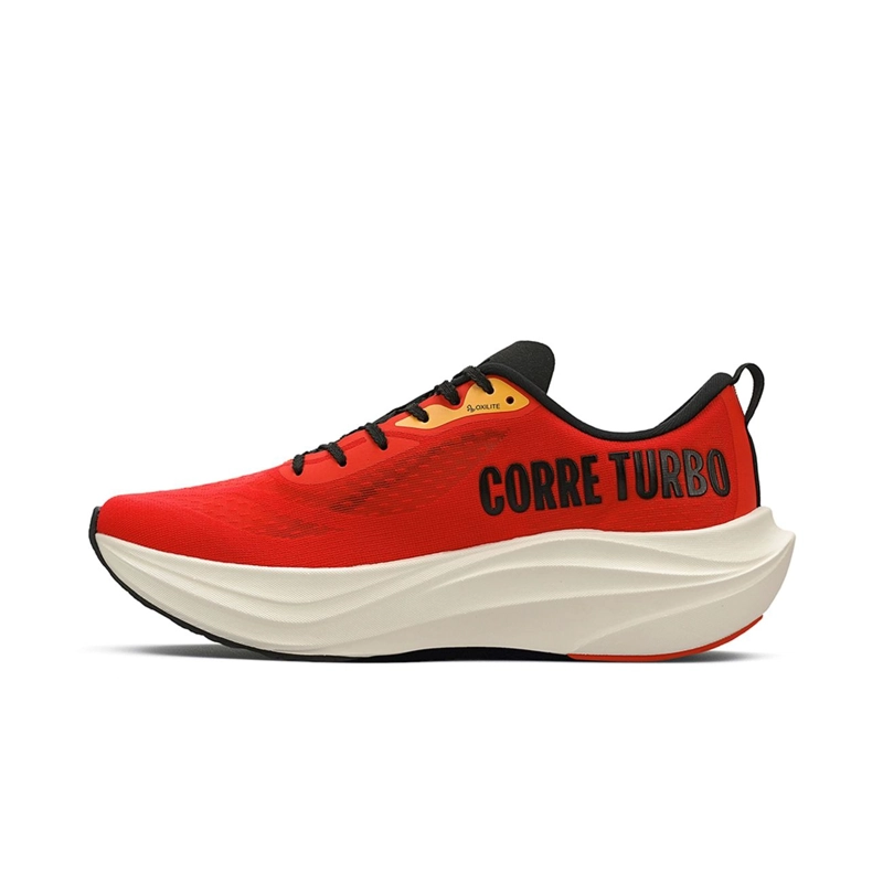 ZAPATILLA RUNNING HOMBRE CORRE TURBO ROJO - 3