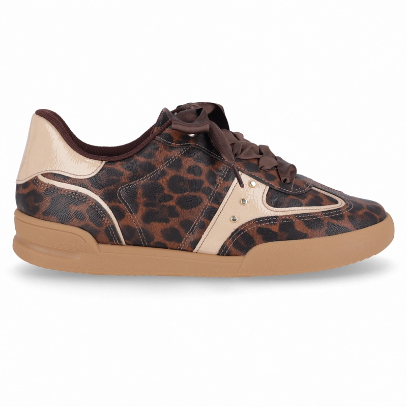 ZAPATILLA MUJER- ANIMAL PRINT/CAFE  CAROLINE PICCADILLY - 1