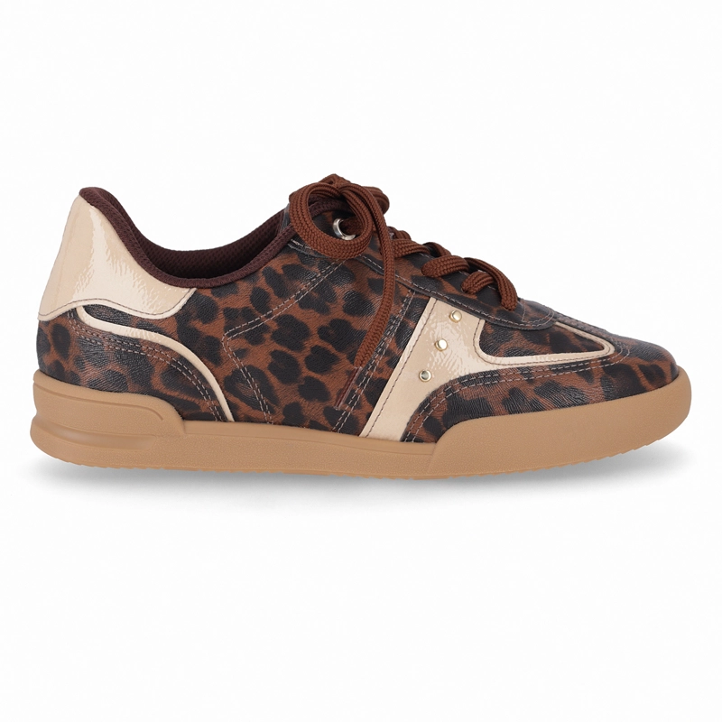 ZAPATILLA MUJER- ANIMAL PRINT/CAFE  CAROLINE PICCADILLY - 2