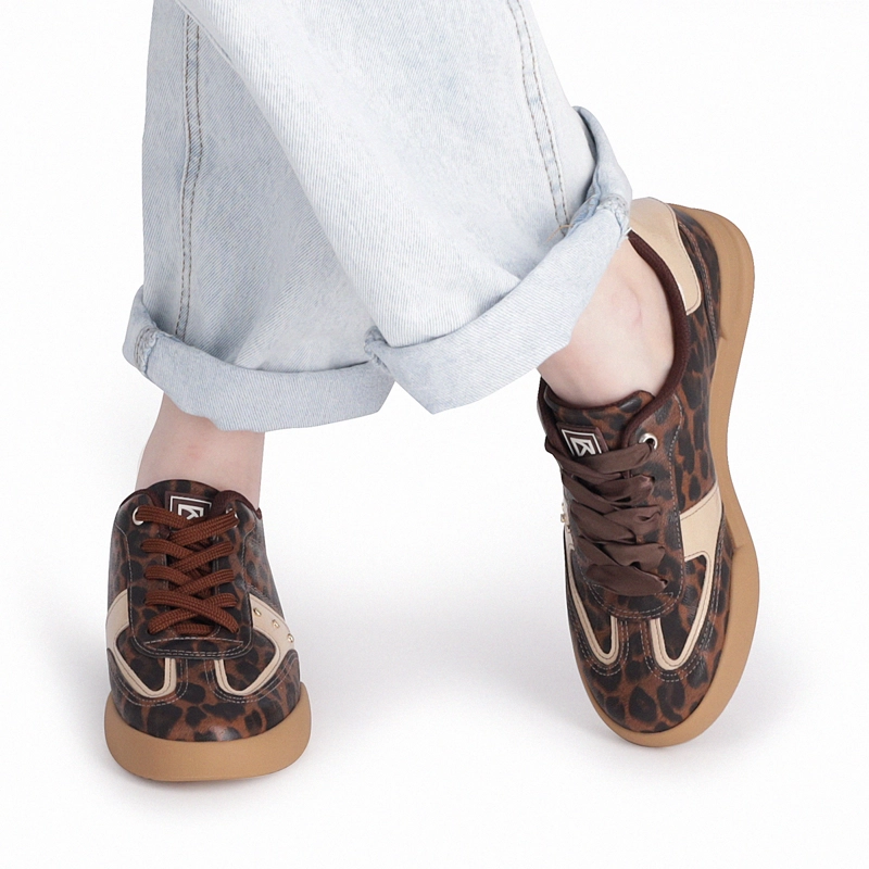 ZAPATILLA MUJER- ANIMAL PRINT/CAFE  CAROLINE PICCADILLY - 4